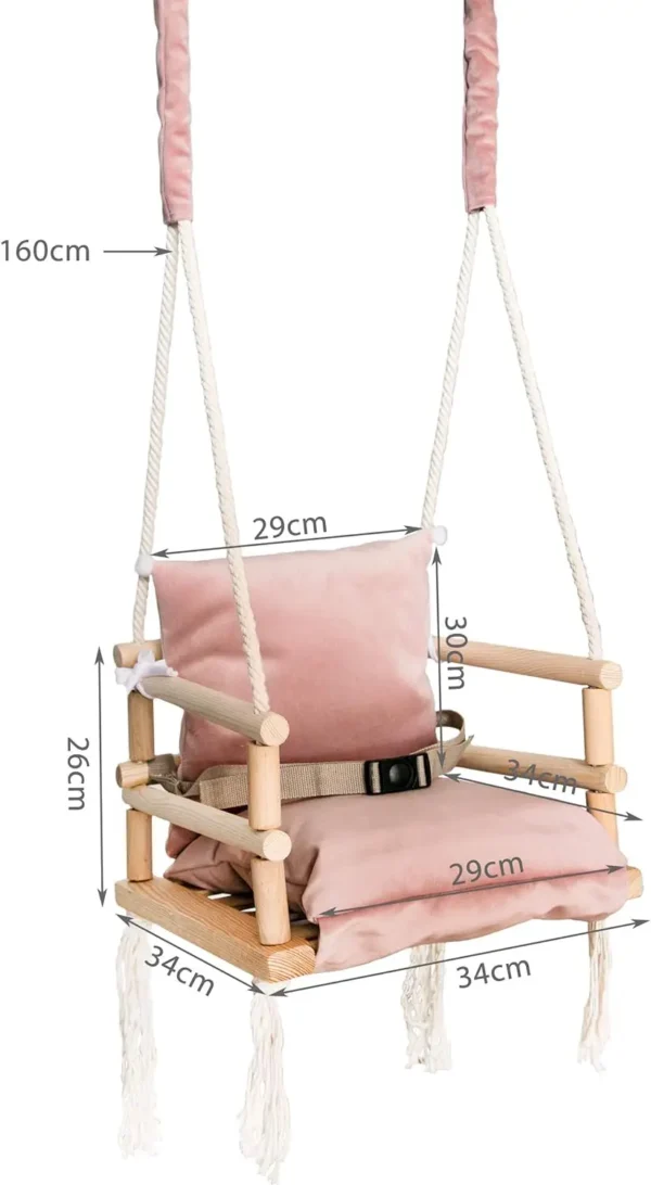 Kids-Room Hustawka dla Dzieci do Domu Ogrodu Rose 3w1 drewniana