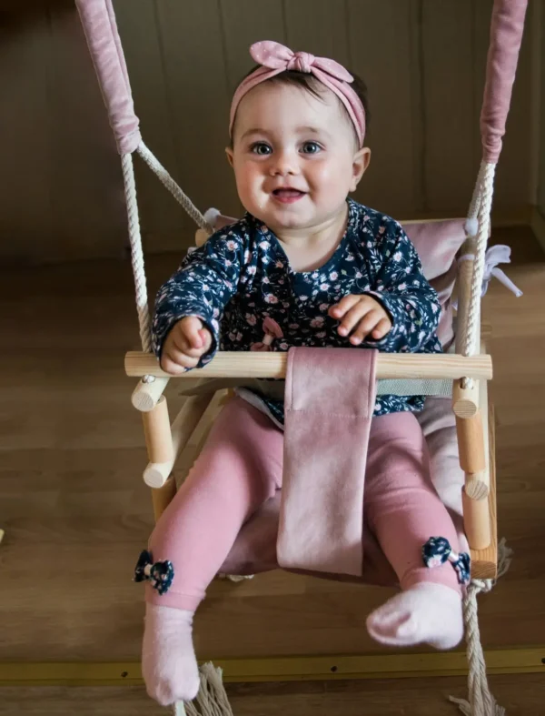 Kids-Room Hustawka dla Dzieci do Domu Ogrodu Rose 3w1 drewniana