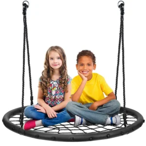 Nest swing Fotel hustawka bocianie gniazdo z oparciem Round Hanging Hammock for Kids