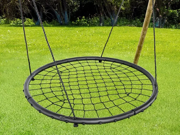 Nest swing Fotel hustawka bocianie gniazdo z oparciem Round Hanging Hammock for Kids