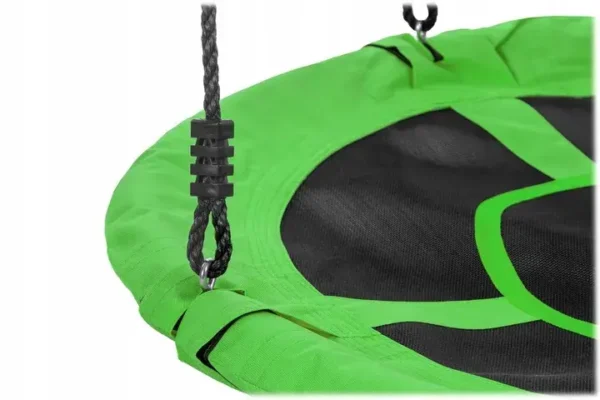 Nest swing Fotel hustawka bocianie gniazdo z oparciem Round Hanging Hammock for Kids zielony (Green)