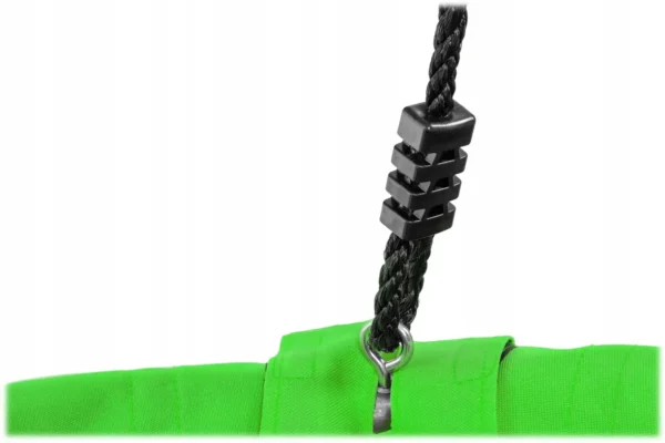 Nest swing Fotel hustawka bocianie gniazdo z oparciem Round Hanging Hammock for Kids zielony (Green)